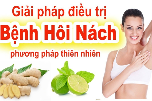 7 phương pháp điều trị hôi nách tại nhà bằng thảo dược